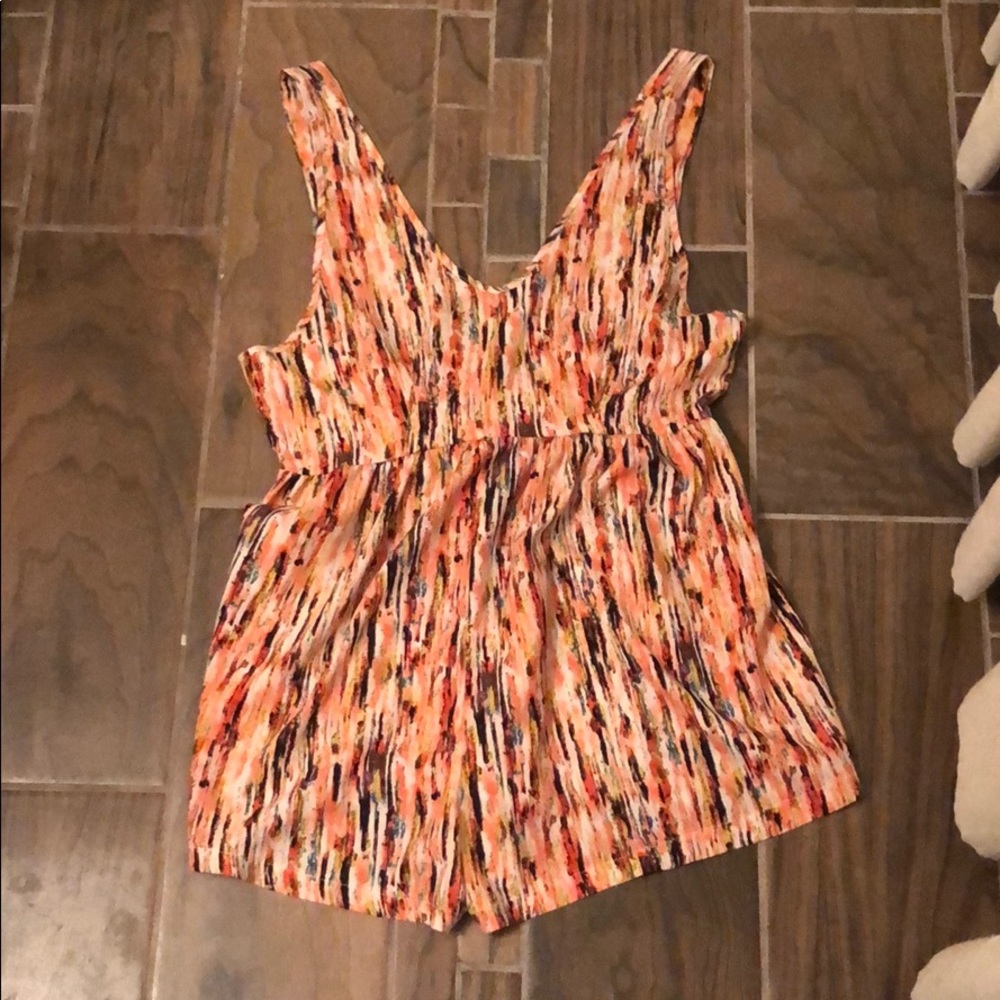 Multi colored romper